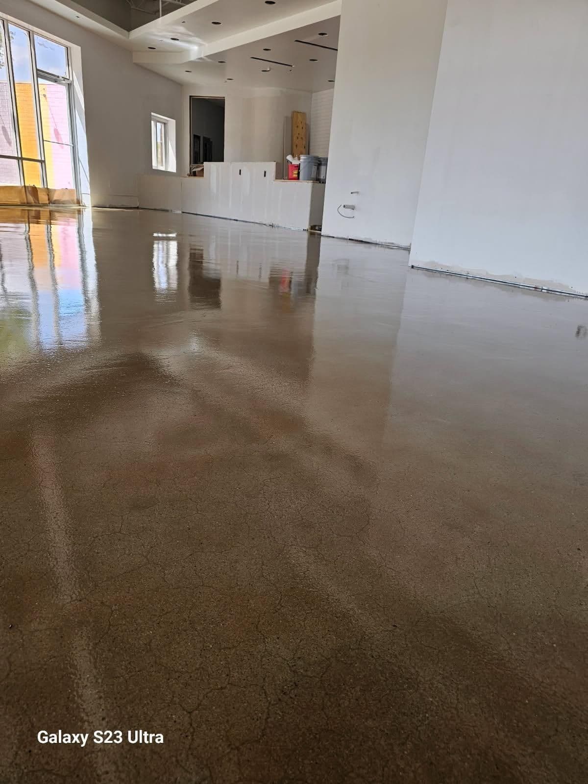Gallery photos for Stunning Concrete Floor for Houston Coffee Shop: Image #1