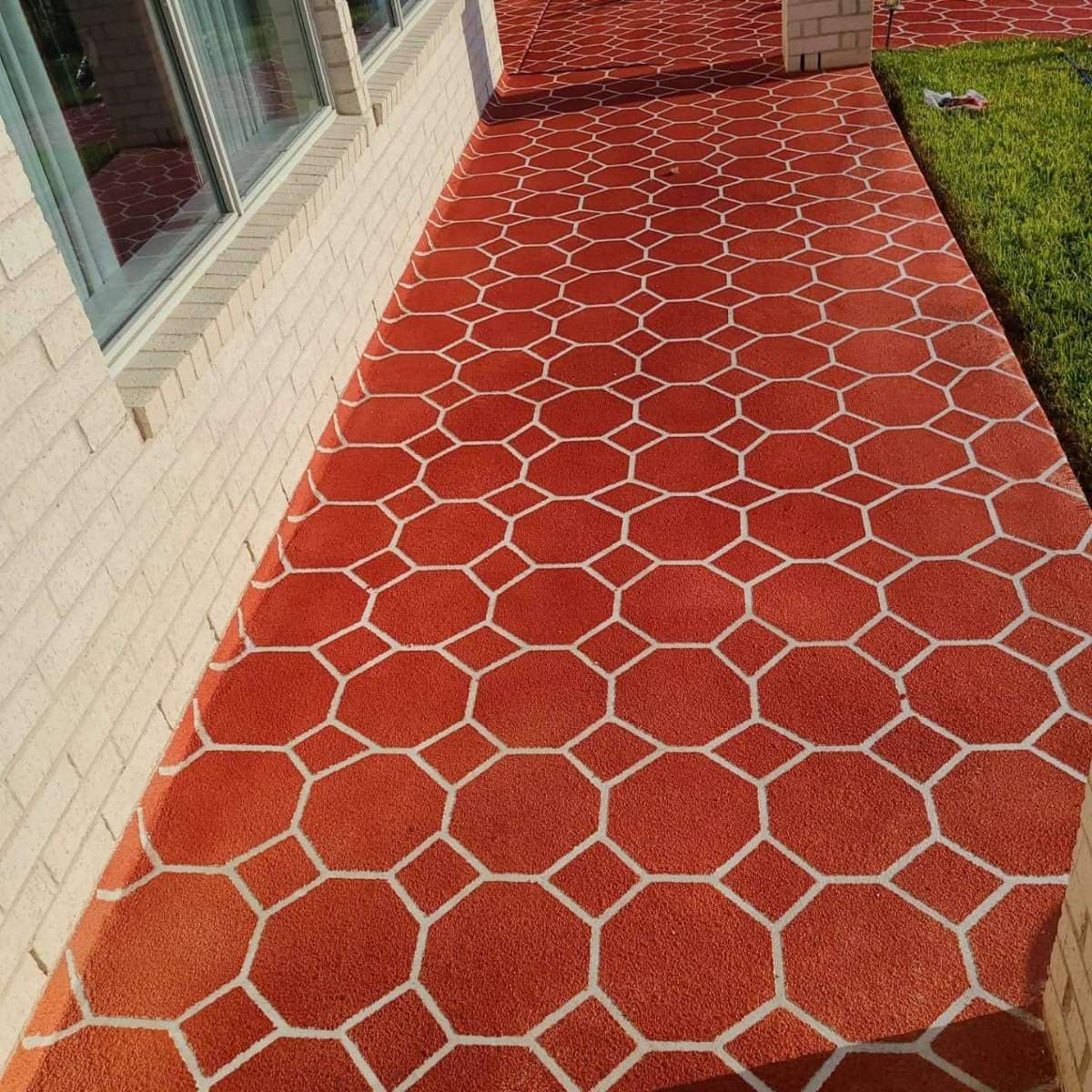 Gallery photos for Luxury Concrete Overlay Featuring Custom Patterns: Image #1