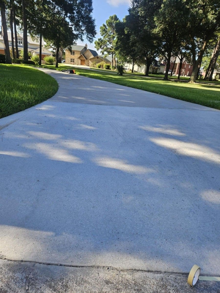 Stamped Concrete Overlay in Lake Conroe image