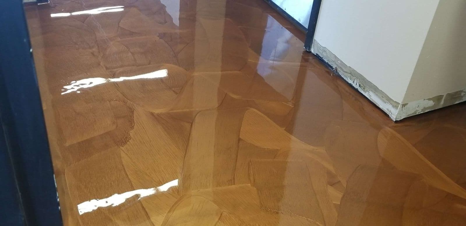 Sleek Metallic Epoxy Flooring in Pinehurst image