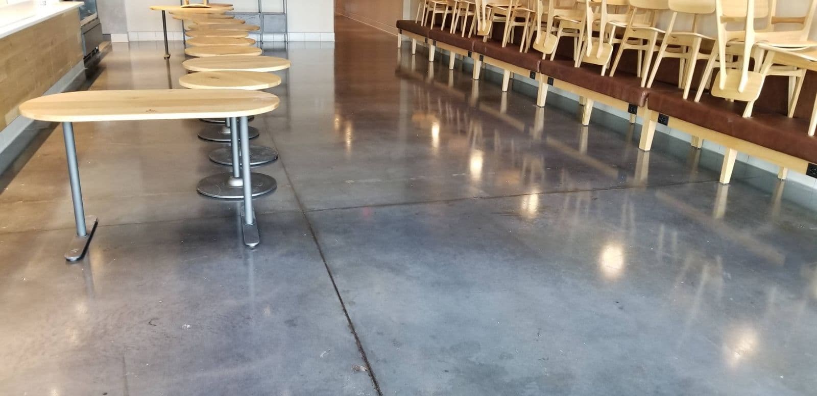 Stunning Polished Concrete Floor at Starbucks Conroe TX