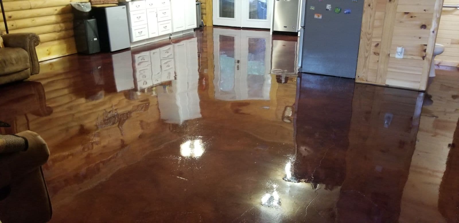 Project Beautiful Stained Concrete Floors in The Woodlands image