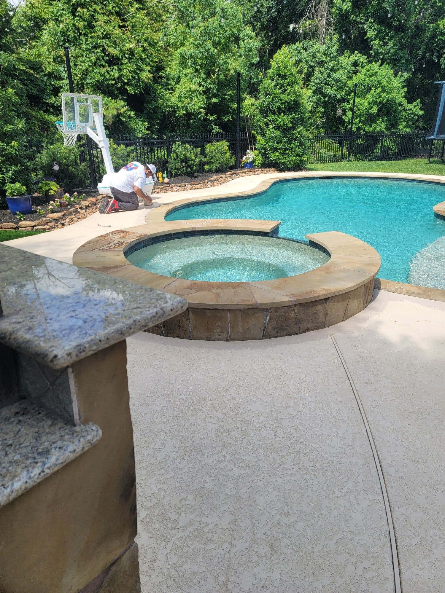 Cool Deck Transformation in Kingwood TX