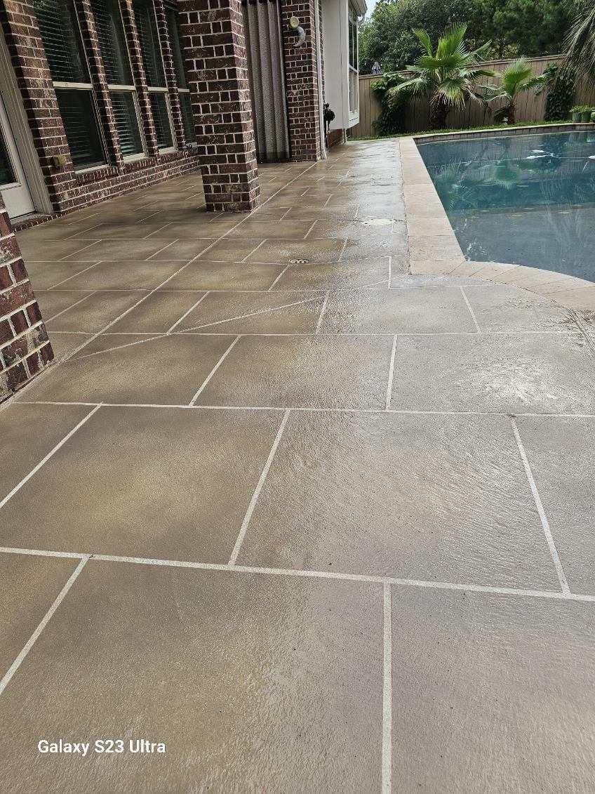 Transformative Pool Deck Overlay in Spring TX image