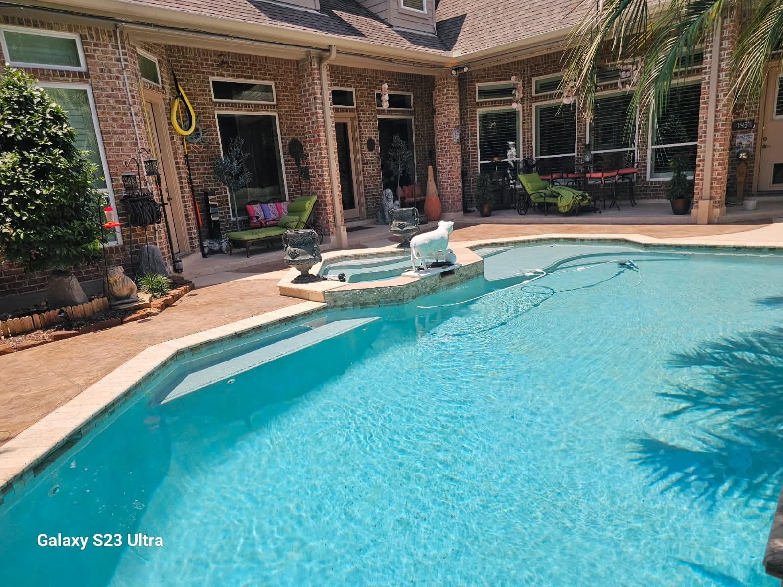 Stunning Pool Deck Transformation Enhances Outdoor Living image