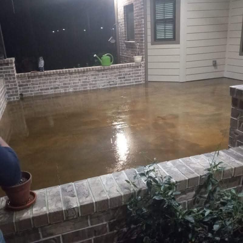 Stunning Patio Upgrade in Cypress TX with Ameripolish Stain image