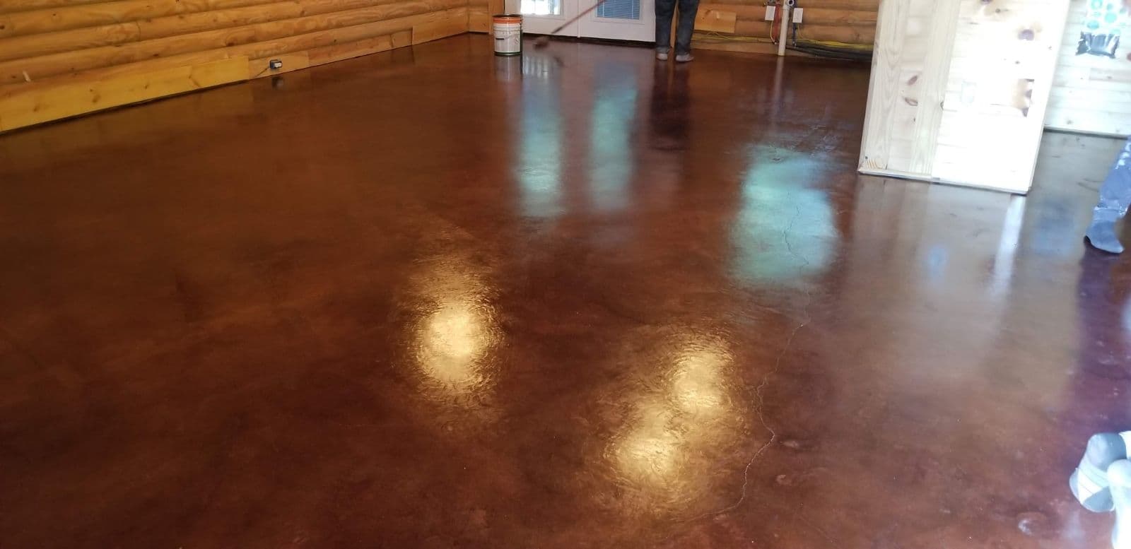 Gallery photos for Beautiful Stained Concrete Floors in The Woodlands: Image #1