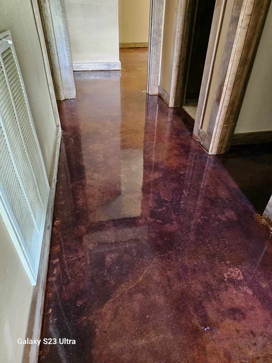 Stunning Stained Concrete Floors in Cypress, TX image