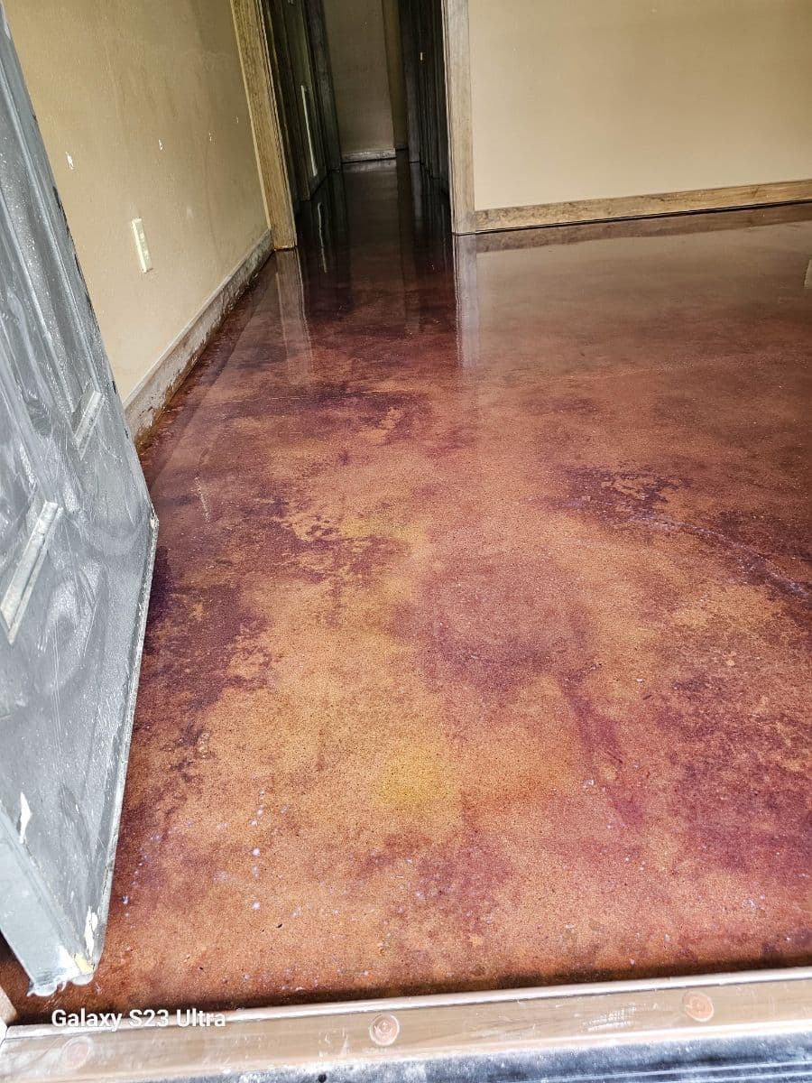 Gallery photos for Stunning Stained Concrete Floors in Cypress, TX: Image #1